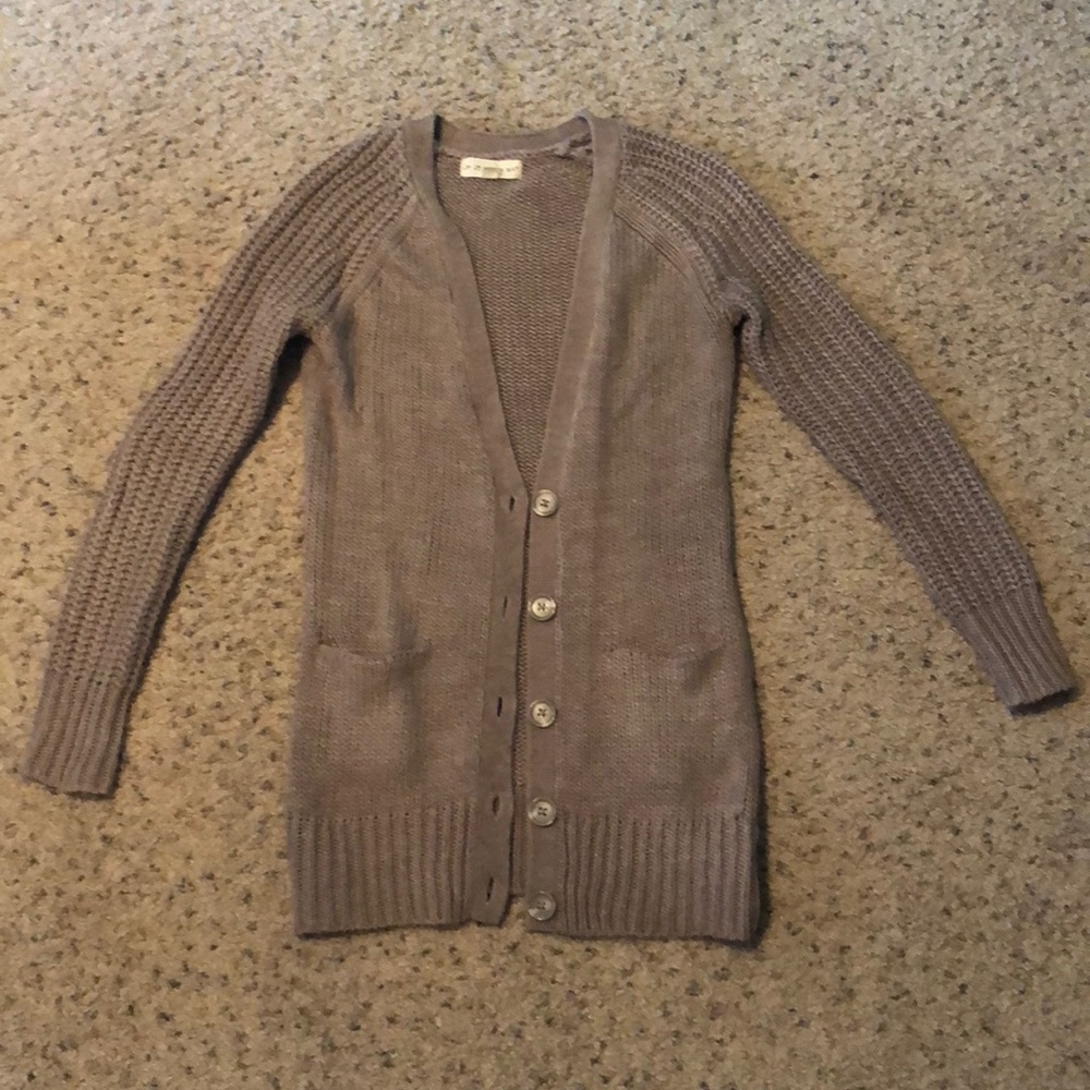 Tan knit sweater